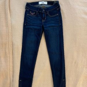 Super Skinny Ankle Zip Jeans